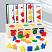 Развивающая игрушка сортер Цвета и формы (38 элементов) от Obetty