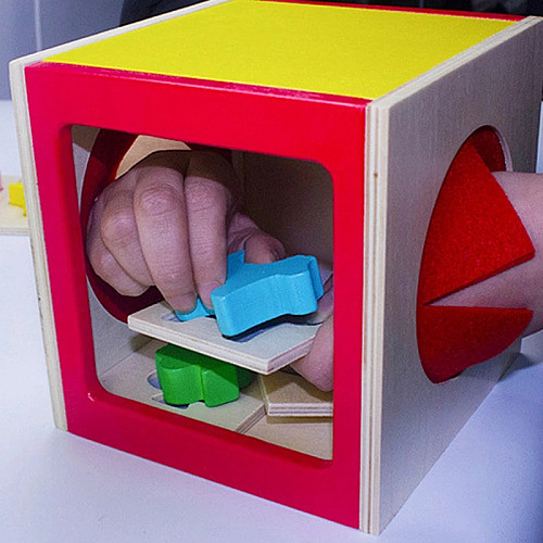 Розвиваюча іграшка Монтессорі сортер Сенсорна коробка від Obetty