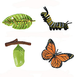 Розвиваючий набір фігурки Життєвий цикл метелика (4 шт) від Obetty