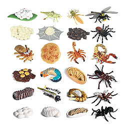 Розвиваючий набір фігурок Життєвий цикл комах (24 шт) від Obetty