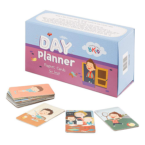 Развивающий набор Магнитные карточки планер для мальчиков (100 карточек) от OKID