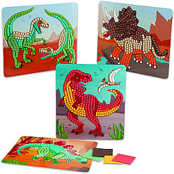 Развивающий творческий набор мозаика Динозавры от Orb Factory