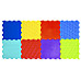 Набір тактильних модульних килимків Бадьорість (8 пазлів) від OrthoDon