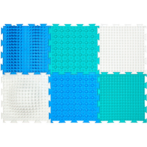 Тактильний масажний килимок Айсберг (6 елементів) від Ортодон