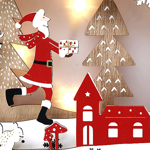 Адвент календар Санта Клаус з LED підсвічуванням від PIONEER-EFFORT
