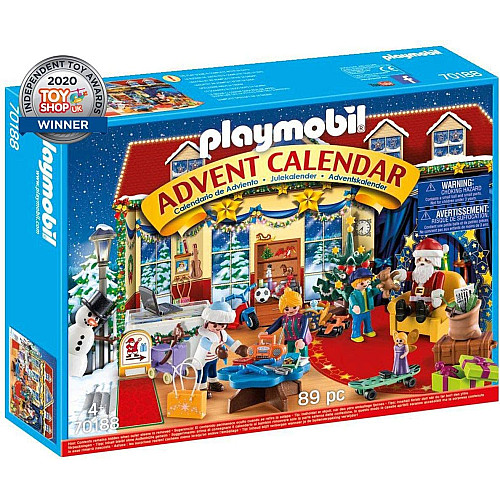 Адвент календар В гостях у Санти (89 предметів) від Playmobil