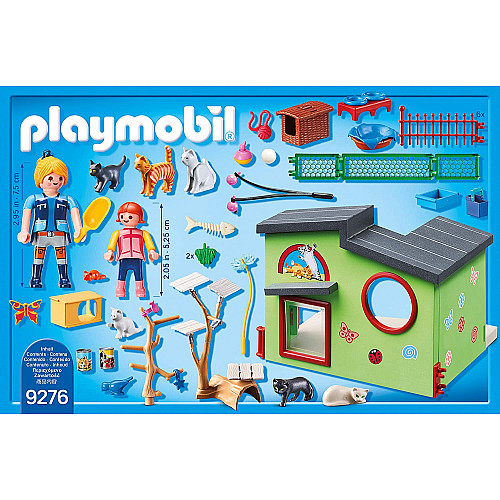 Развивающий набор конструктор Пансион для кошек от Playmobil