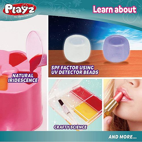 Научный STEM набор Бальзам для губ, блеск и помада от Playz