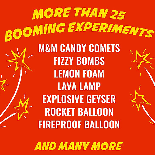 Научный набор STEM Взрывные опыты (25+ экспериментов) от Playz
