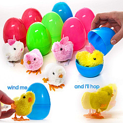 Розвиваючий набір Різнобарвні яйця з кроликами / циплятами (8 шт) від Prextex