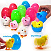 Развивающий набор Разноцветные яйца с кроликами/циплятами (8 шт) от Prextex