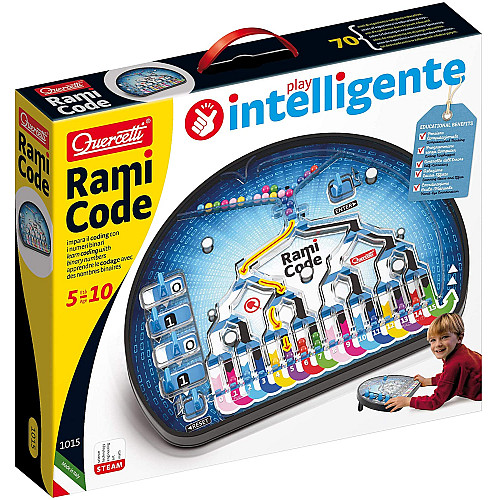 Розвиваюча іграшка головоломка для навчання програмуванню Rami Code від Quercetti