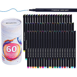 Набор для творчества Цветные маркеры ручки 0,4 мм (60 шт) от Reaeon