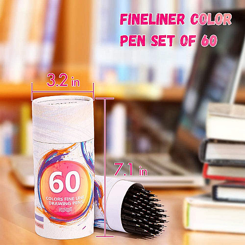 Набор для творчества Цветные маркеры ручки 0,4 мм (60 шт) от Reaeon