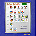 Розвиваючий набір Магнітні картки Шкільні справи (87 шт) від SchKIDules