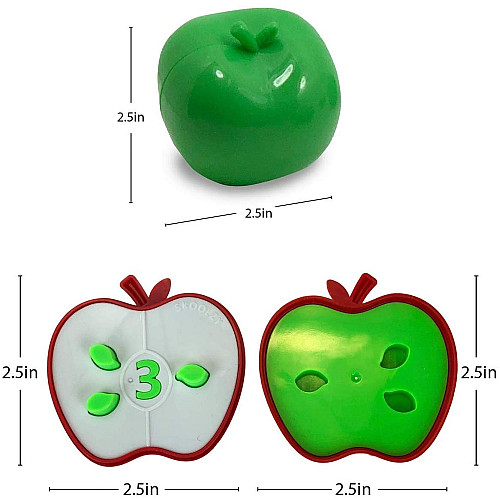 Розвиваючий STEM набір для рахунку Яблука (12 шт) від Skoolzy