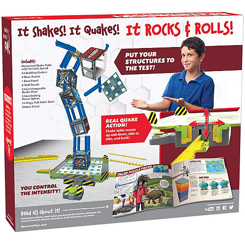 Науковий STEAM набір Симулятор землетрусу (53 деталі) від SmartLab Toys