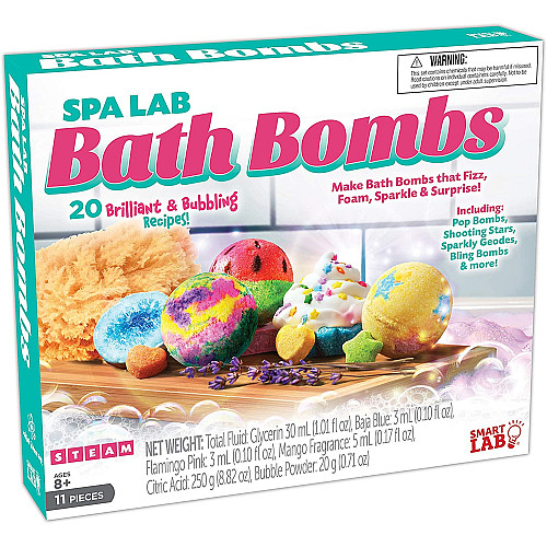 Науковий STEAM набір СПА бомбочки для ванни (20 рецептів) від SmartLab Toys