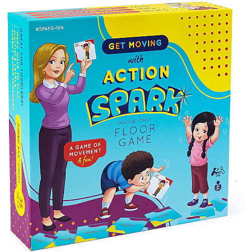 Развивающая подвижная игра Глаголы действия (35+35 карточек) от SPARK INNOVATIONS