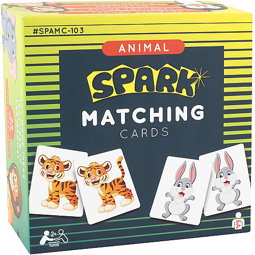 Логічна гра Знайди пару Тварини (50 карток) від SPARK INNOVATIONS