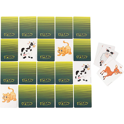 Логічна гра Знайди пару Тварини (50 карток) від SPARK INNOVATIONS