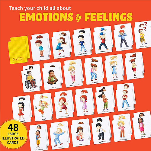 Логическая игра Найди пару Чувства и эмоции (48 карточек) от SPARK INNOVATIONS