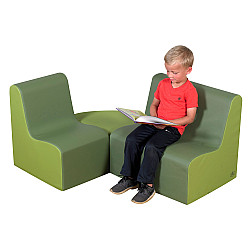 Игровой набор мягкой мебели Кресло-диван-пуфик