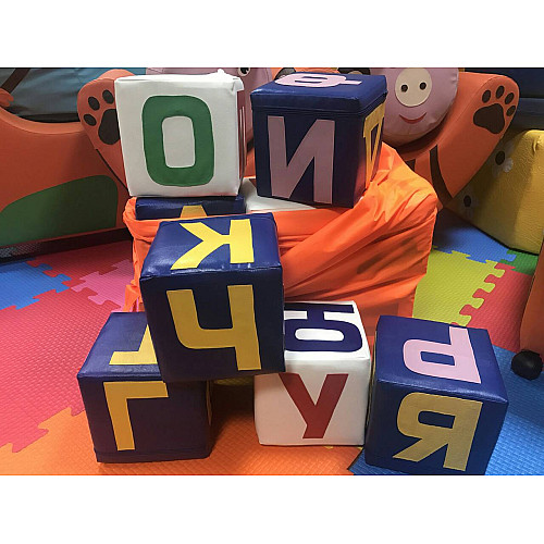 Розвиваючий ігровий набір кубики Азбука (24 елемента)