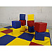 Розвиваючий ігровий килимок мат з кубиками