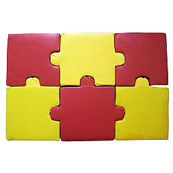 Розвиваючий ігровий килимок Пазл (6 елементів)