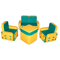 Игровой набор мягкой мебели Бантик со столом