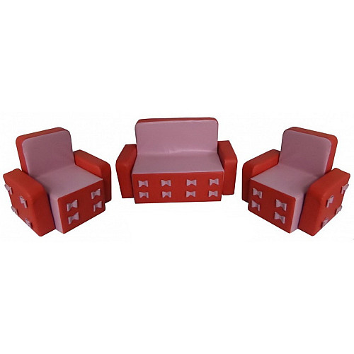 Игровой набор мягкой мебели Бантик (3 элемента)