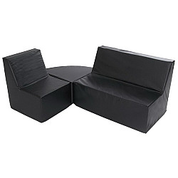 Игровой набор мягкой мебели Черный