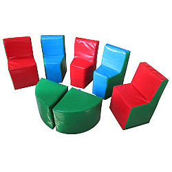 Развивающий набор мебели Полукруг (7 модулей)