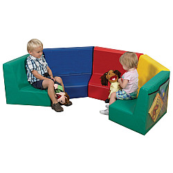 М'який дитячий модульний диван (5 елементів)