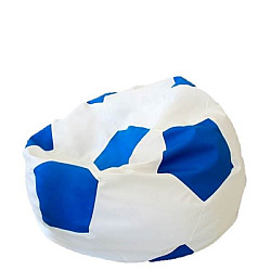 Кресло мешок бескаркасный Футбольный мяч синий