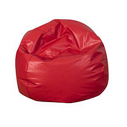 Крісло м'яч червоний безкаркасний 65х40 см