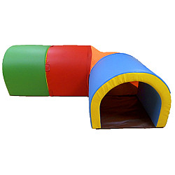 Детский спортивный тоннель Ход конем (4 секции)