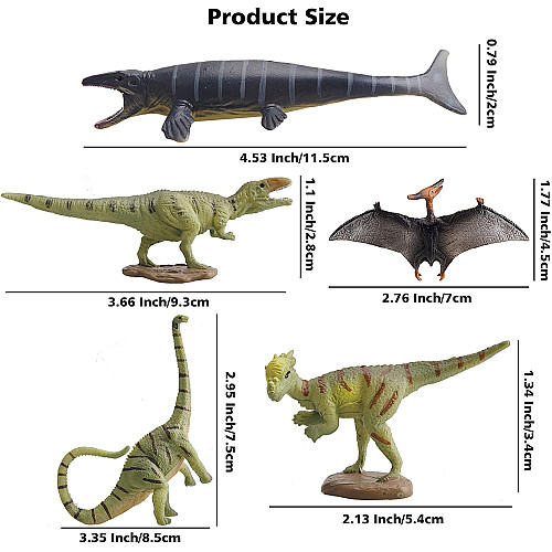 Розвиваючий набір міні фігурки Динозаври (18 шт) від Toymany