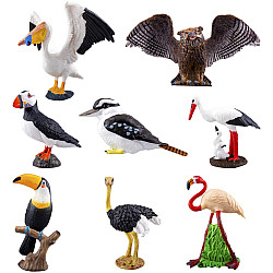 Развивающий набор мини фигурки Птицы (8 шт) от Toymany
