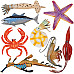 Развивающий набор фигурки Животный мир океана (8 шт) от Toymany