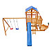 Детская игровая площадка кораблик Babyland-13 с зимней горкой