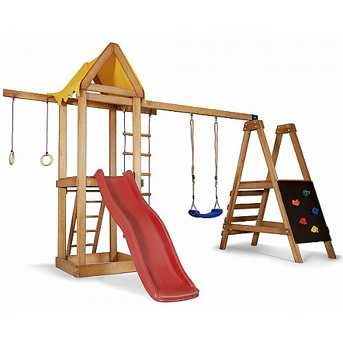 Детский игровой комплекс Babyland-20 с горкой и скалодромом