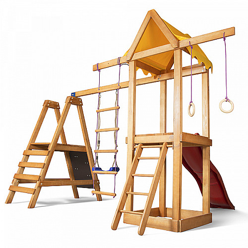 Детский игровой комплекс Babyland-20 с горкой и скалодромом