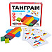 Розвиваюча іграшка головоломка Танграм із завданнями (8 елементів)
