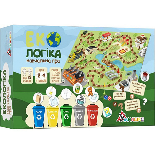 Развивающая настольная игра Экологика