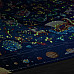Светящаяся карта ночного неба Звездное путешествие (59 х 84 см)
