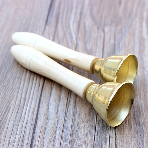 Розвиваюча музична іграшка Дзвіночки з ручкою (2 шт) від Obetty