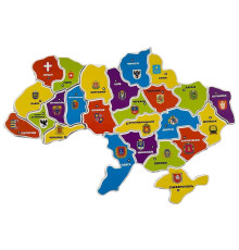Развивающий набор магнитые пазлы Карта Украины