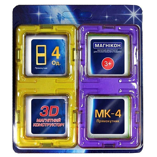 Дополнительный магнитный 3D набор Магникон MK-4-ПР